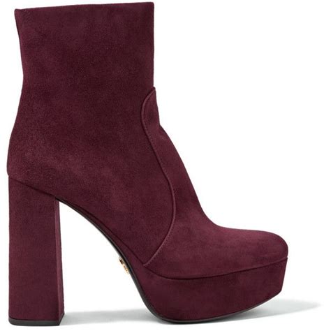 prada boots amazon|prada suede platform boots.